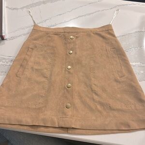 Spicy Sugar Faux Suede Skirt ~ size Small